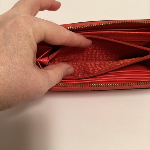 Kate Spade Red Wallet with Cupcake Design - Picture 6 of 9